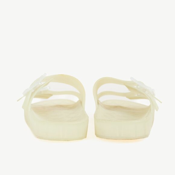 Balenciaga Mallorca Translucent Buckled Jelly Slide Sandals - Picture 4 of 9